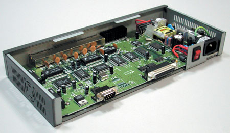 SMC7008BR Broadband Router (Back-opened view)